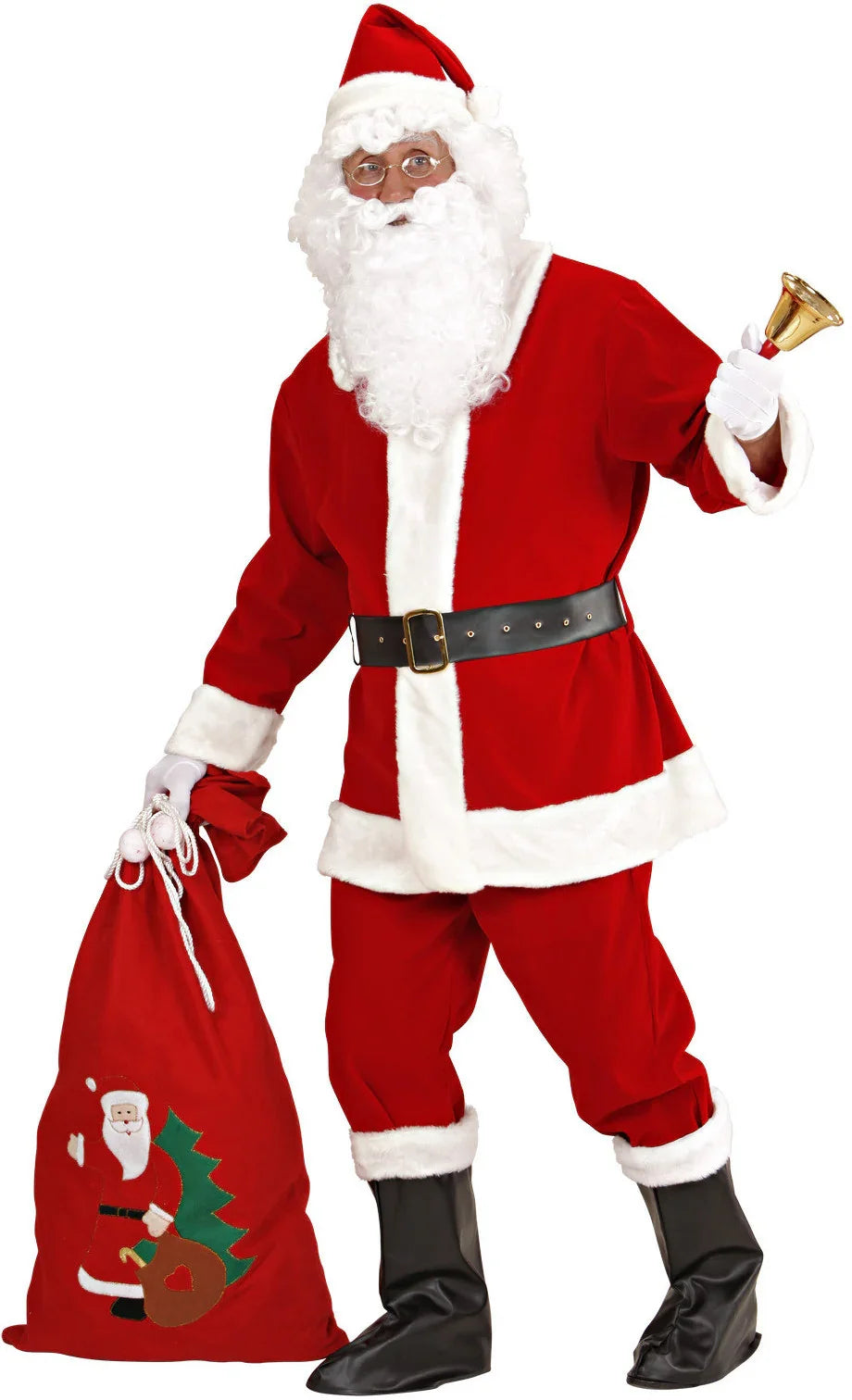 Disfraz de Papa Noel Super Lujo Navidad Widmann